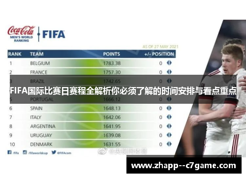 FIFA国际比赛日赛程全解析你必须了解的时间安排与看点重点